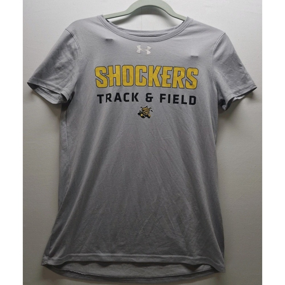 Under Armour Wichita State Shockers Track & Field T-Shirt S Athletic Gymcore